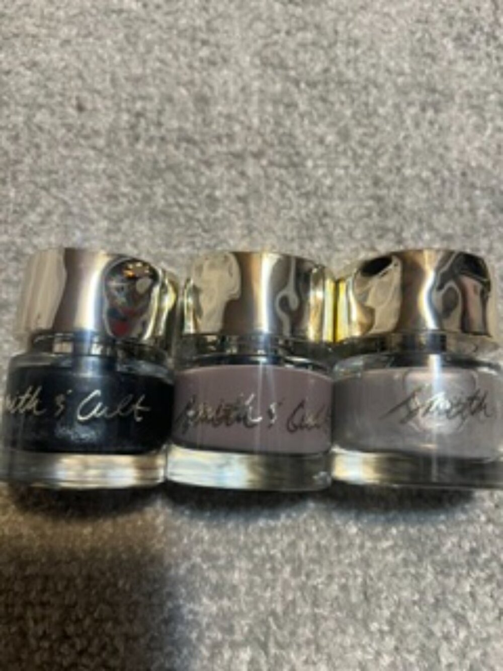 New Trio of Smith & Cult Discontinued Nail Polish in Mattes and Shimmer.